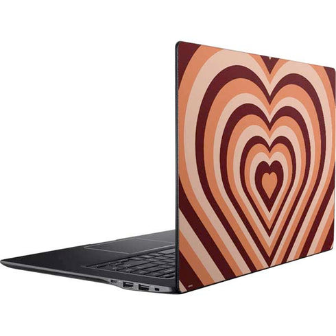 Autumn Heart Pattern Ativ Book 9 (15.6in 2014) Skin